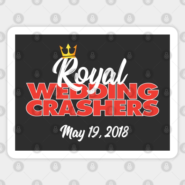 Royal Wedding Crashers Sticker by creativecurly